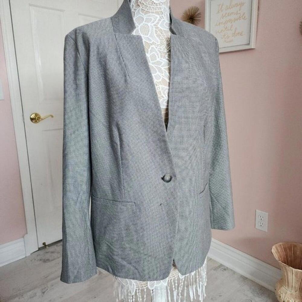 NWT Ann Taylor Loft Outlet long blazer grays 16 Long blazers new trend this (G18